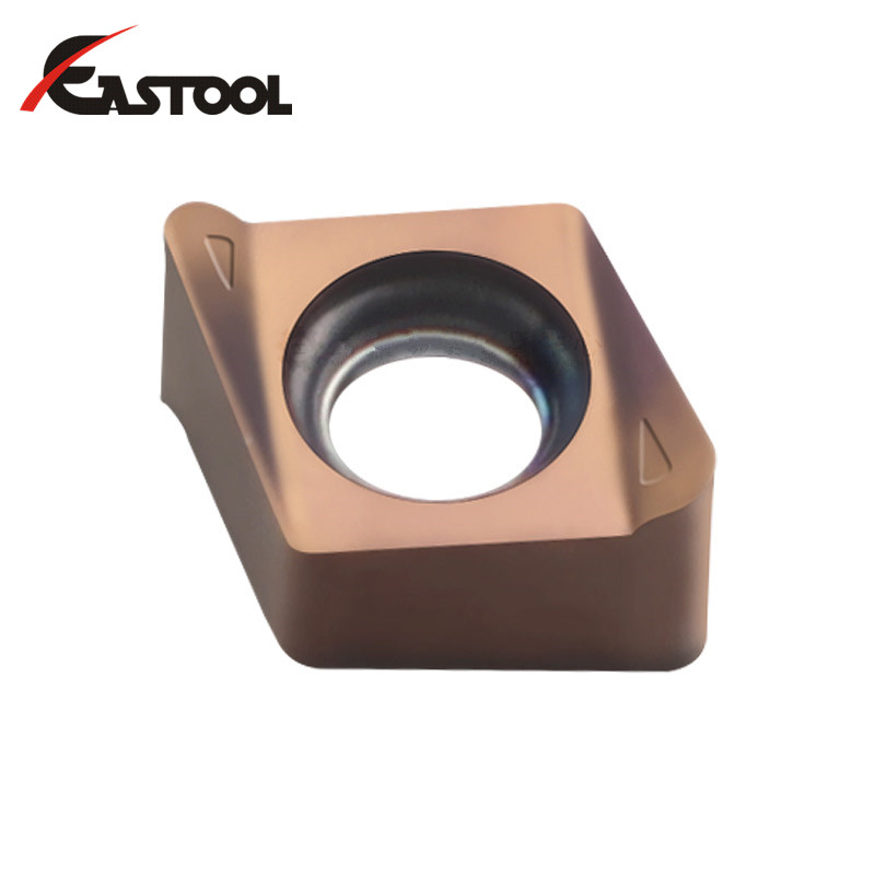 4NKT060308R-M 高品質(zhì) CNC 切削刀具硬質(zhì)合金銑削刀片，帶 PVD 涂層